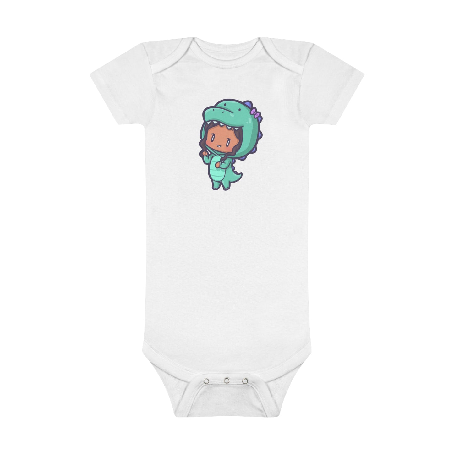 The Rorasaurus Baby Short Sleeve Onesie®