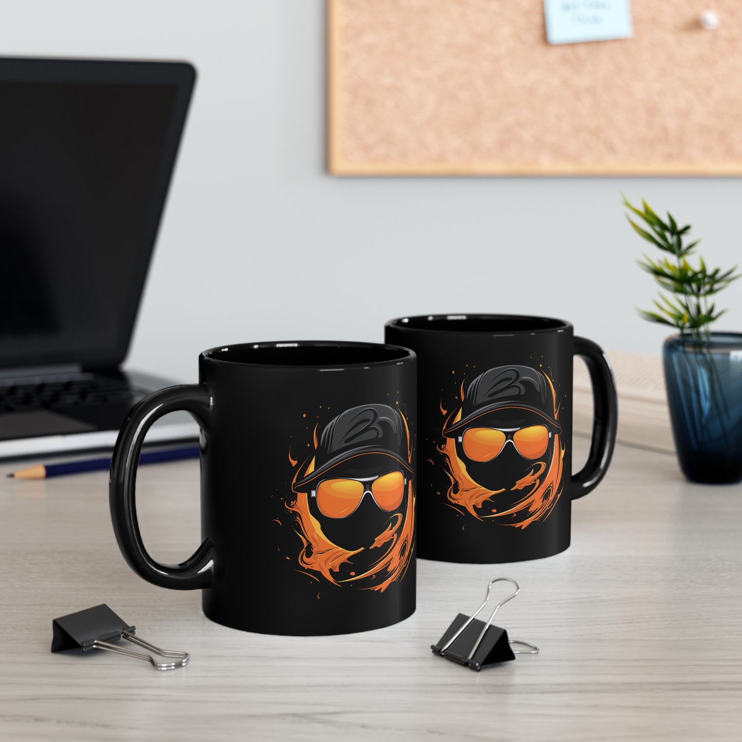 Cool Breeze Black Mug