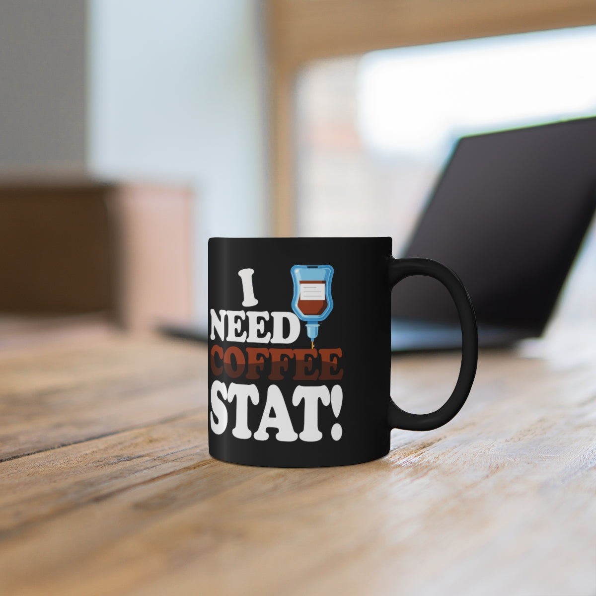 I Need Coffee Stat Mug