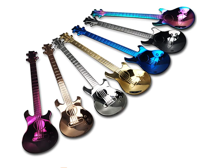 Guitar-shaped Coffee/Tea Spoon (1pc)