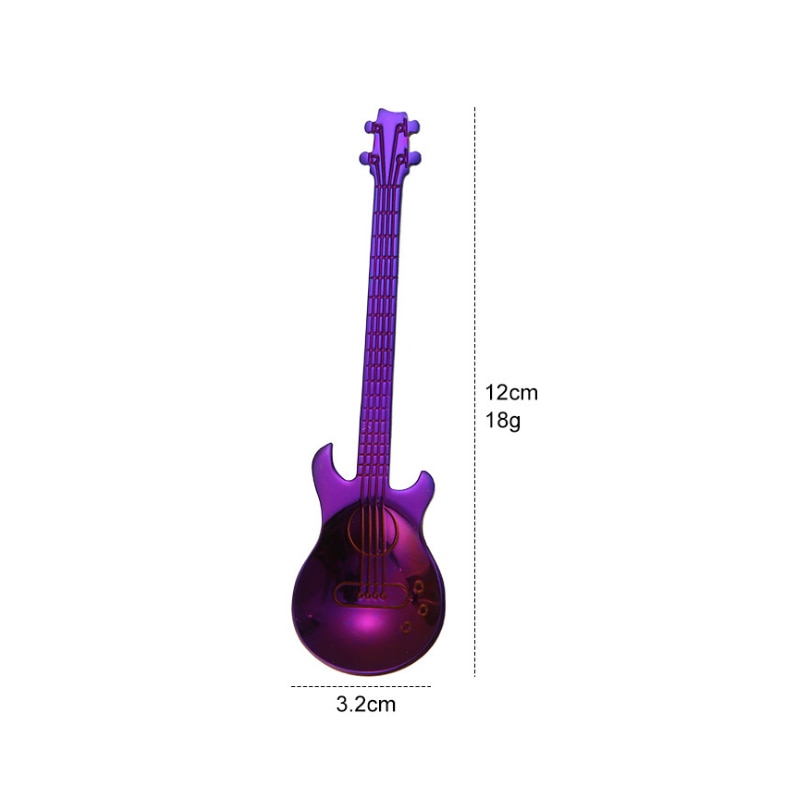 Guitar-shaped Coffee/Tea Spoon (1pc)