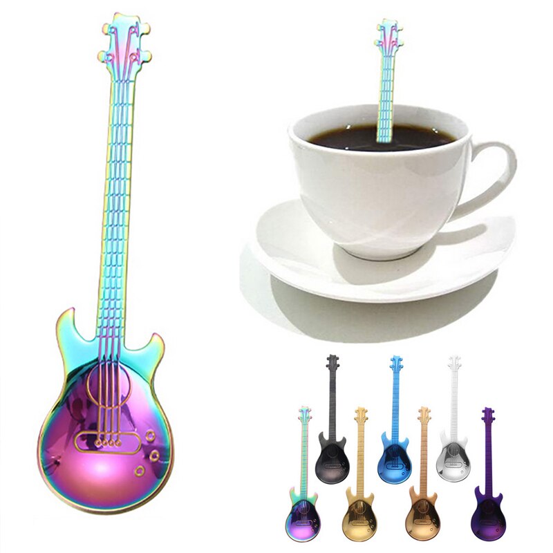 Guitar-shaped Coffee/Tea Spoon (1pc)