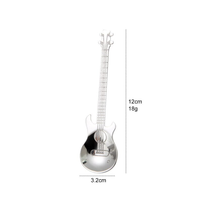 Guitar-shaped Coffee/Tea Spoon (1pc)