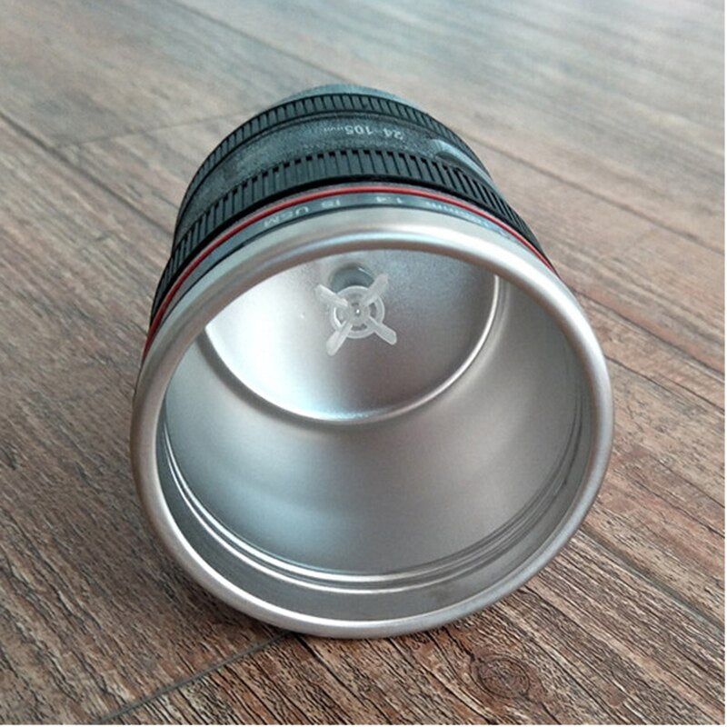 Camera Lens Self Stirring Mug