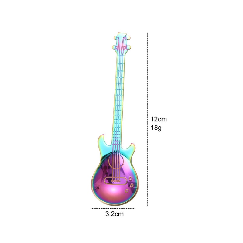 Guitar-shaped Coffee/Tea Spoon (1pc)