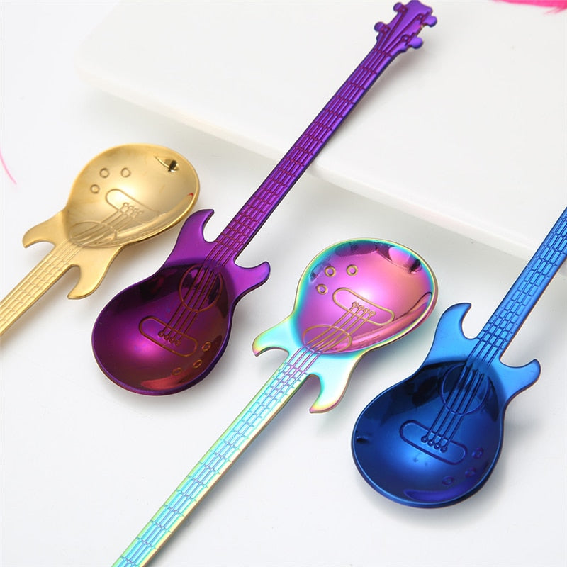 Guitar-shaped Coffee/Tea Spoon (1pc)