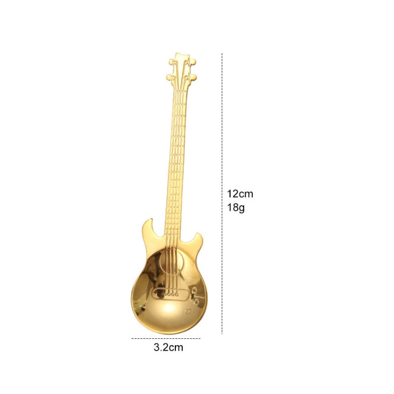 Guitar-shaped Coffee/Tea Spoon (1pc)