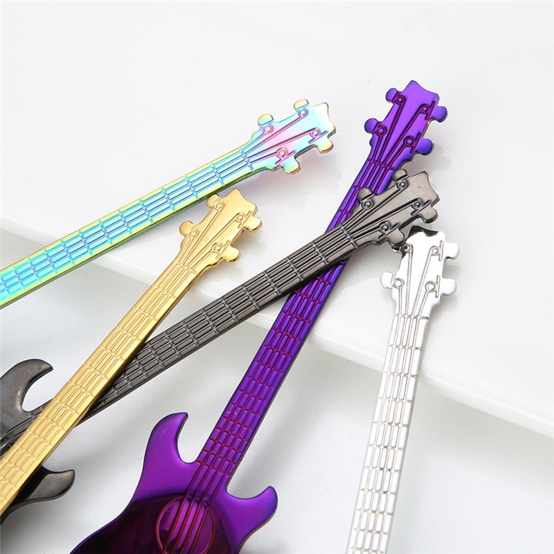 Guitar-shaped Coffee/Tea Spoon (1pc)