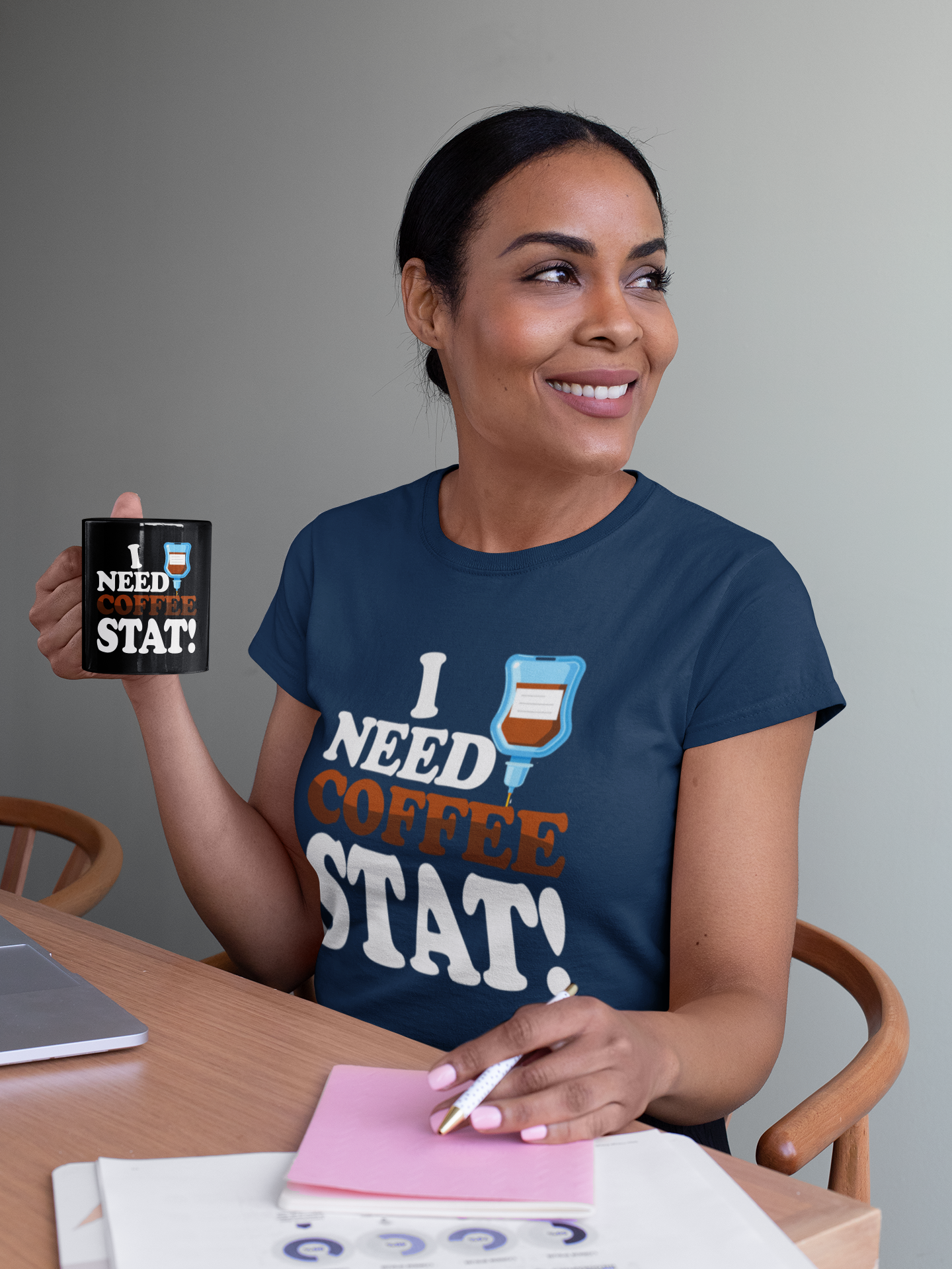 I Need Coffee Stat Tee